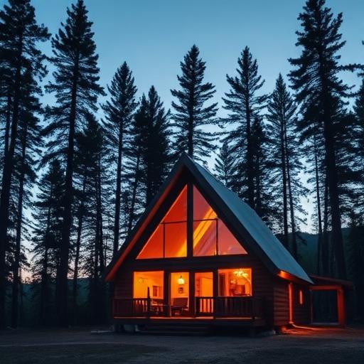 Pine Shadow A-Frame